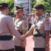 Tiga jabatan penting resmi berganti dalam upacara serah terima jabatan yang digelar di lapangan apel Mapolres Bontang, Selasa pagi, 26 Mei 2026