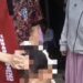 Kondisi salah satu pelajar di Bontang akibat kecelakaan dan kepalanya dipenuhi darah