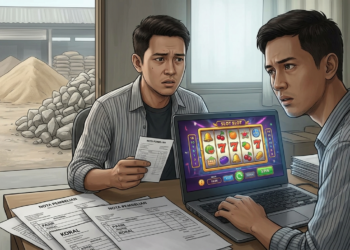 Ilustrasi Karyawan di Bontang Gelapkan Rp108 Juta untuk Judi Online