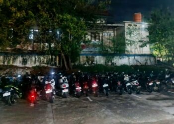 Polres Bontang amankan ratusan motor anak muda dikarnakan balab liar