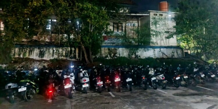 Polres Bontang amankan ratusan motor anak muda dikarnakan balab liar