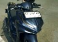 Motor terduga pelaku pencurian di BTN PKT Bontang yang kini diamankan Polres Bontang