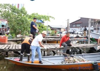 Pemerintah Kota Bontang menggelar aksi korve serentak di seluruh wilayah kota, Jumat (5/6/2026).