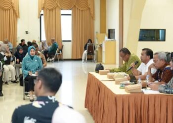 Rapat Operasi Timbang Lintas Sektor yang melibatkan berbagai pemangku kepentingan