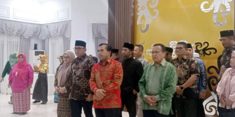Kunjungan kerja sekaligus silaturahmi Wakil Bupati Mamuju Tengah, Askary, yang disambut langsung Wakil Wali Kota Bontang, Agus Haris, Sabtu (6/6/2026).