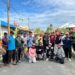 Warga RT 15 dan RT 20 Kelurahan Api-Api melalui kegiatan kerja bakti membersihkan lingkungan dan saluran drainase, Minggu (14/6/2026)