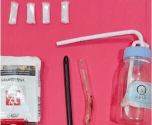 Alat bukti yang diamankan Polres Bontang
