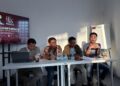 Konferensi pers Hipmi Bontang terkait Muscab