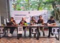 Konferensi Pers Tim Advokasi Keselamatan Rakyat (koalisi AMAN Kaltim, JATAM Kaltim, LBH Samarinda, LKBH Unmul, Nugal Institut, PBH PERADI Balikpapan, dan Pokja 30).