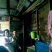 Kondisi di rumah warga di RT 09, Kelurahan Guntung, Kecamatan Bontang Utara yang nyaris terbakar