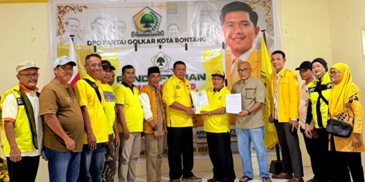 Andi Faizal calon tunggal Ketua Golkar Bontang setelah seluruh berkas pencalonannya dinyatakan bersih tanpa