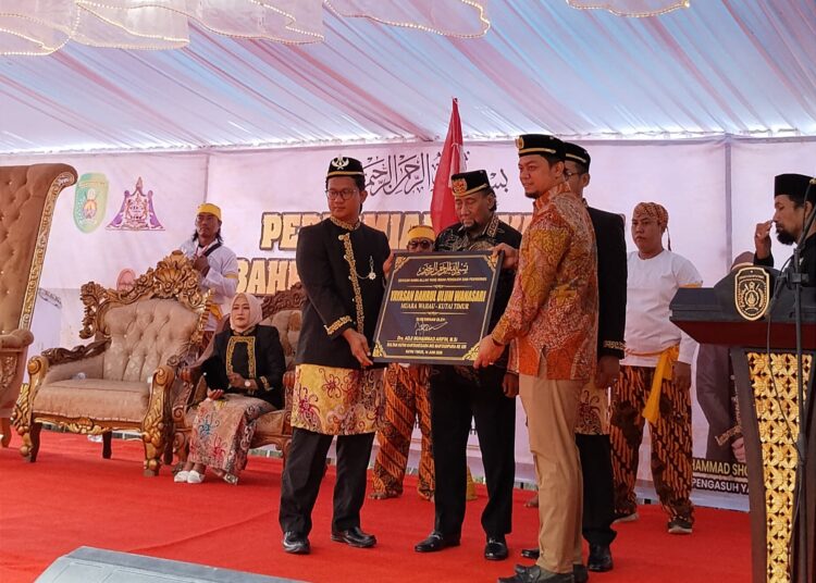 Peresmian Yayasan Pondok Pesantren Bahrul Ulum Wanasari, Desa Wanasari, Kecamatan Muara Wahau, Kabupaten Kutai Timur. (Ist)