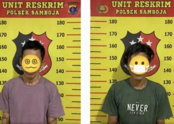 Dua terduga pelaku kasus narkoba diamankan Polres Kukar