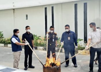 Pemusnahan barang bukti setelah memiliki kekuatan hukum tetap (inkracht) di Kutim