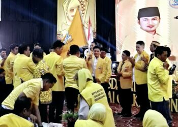 Moment Musda Golkar Bontang, Andi Faizal Sofyan Hasdam aklamasi jadi Ketua