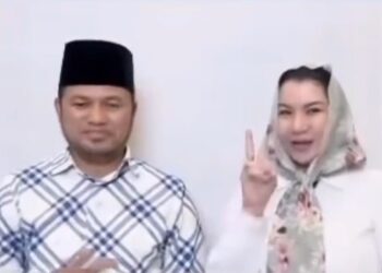 Saat Gubernur Kaltim Rudy Mas'ud minta dukungan ke mantan Bupati Kukar Rita Widyasari