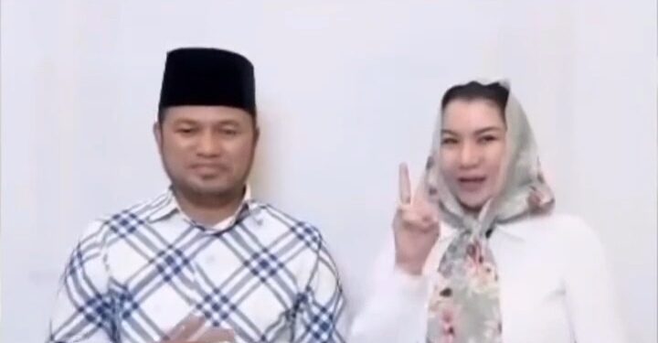 Saat Gubernur Kaltim Rudy Mas'ud minta dukungan ke mantan Bupati Kukar Rita Widyasari