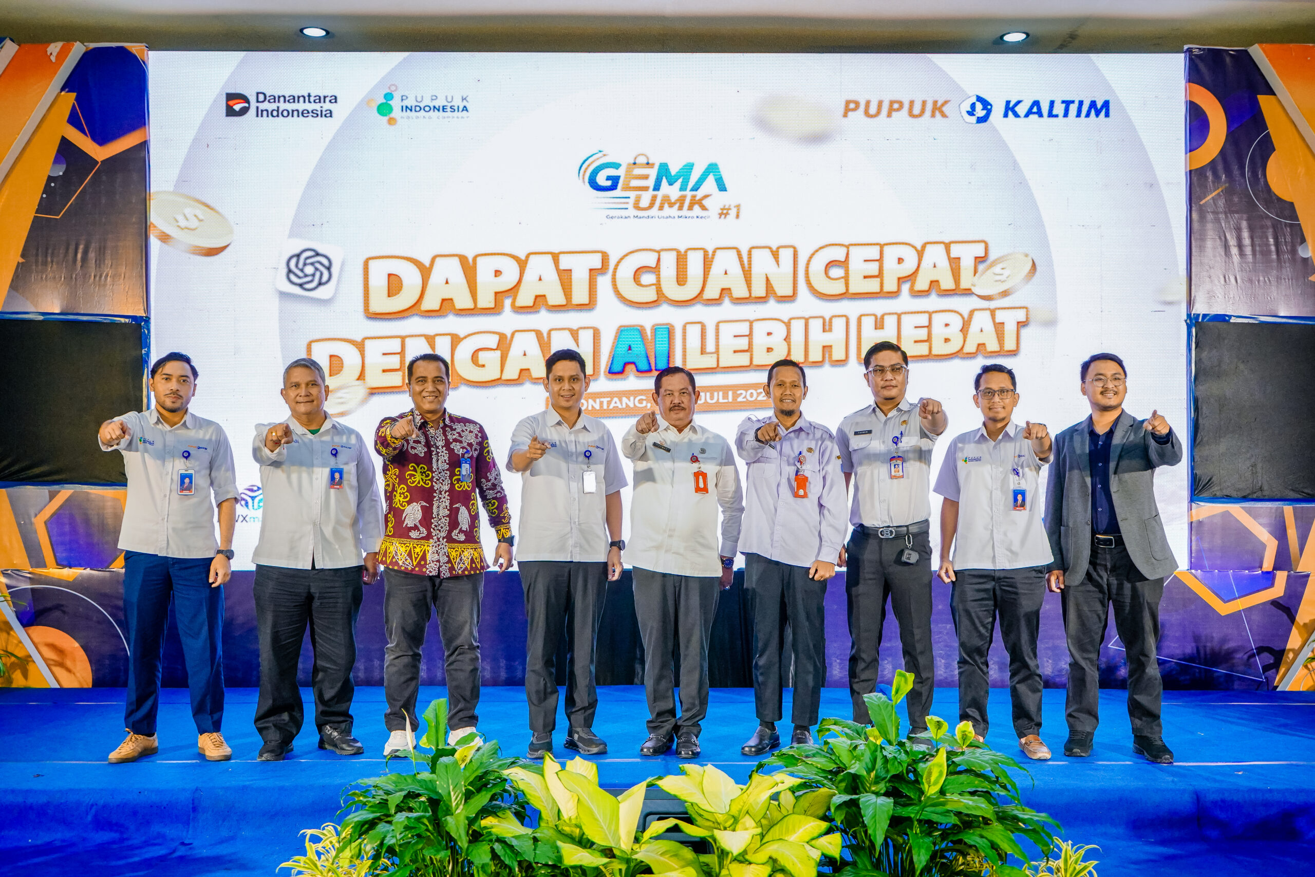 Pupuk Kaltim Bekali 50 UMKM Binaan Kuasai AI