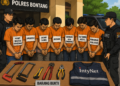 Ilustrasi terduga pelaku kasus pencurian