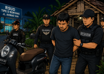 Ilustrasi pelaku pencurian dibekuk Polisi