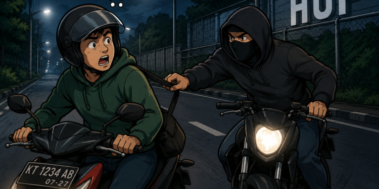 Ilustrasi begal