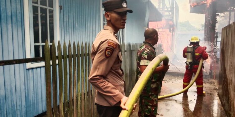Kebakaran di Berau Kaltim