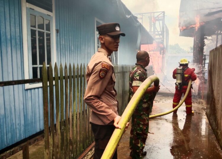 Kebakaran di Berau Kaltim