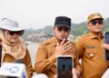 Gubernur Kaltim Rudy Mas'ud, Wakil Gubernur Seno Aji dan Setda Pemprov Kaltim saat diwawancarai awak media