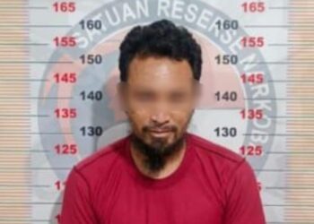 Terduga pelaku diamankan Polres Bontang terkait sabu