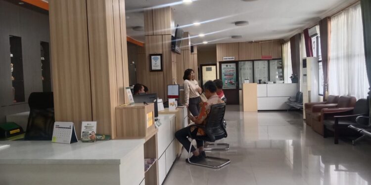 Kondisi layanan di Kantor DPMPTSP Bontang