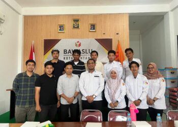 Badan Pengawas Pemilihan Umum (Bawaslu) Kota Bontang menggandeng Pengurus Cabang Jaringan Media Siber Indonesia (JMSI) Kota Bontang