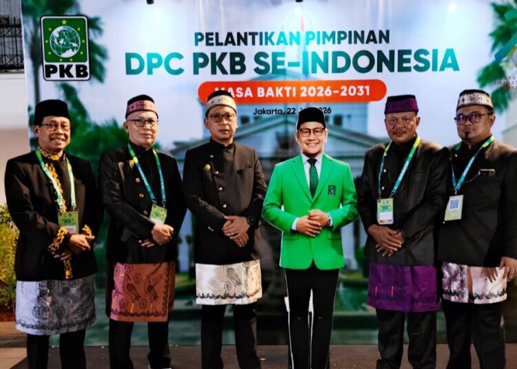 Ketua DPC PKB Kota Bontang, Firman, beserta jajaranya ikut pelantikan di Jakarta