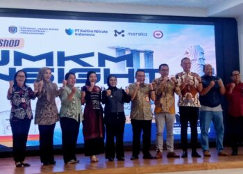 Wali Kota Bontang turut ikut dalam kegiatan workshop UMKM PT KNI