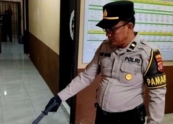 Polisi perlihatkan alat bukti