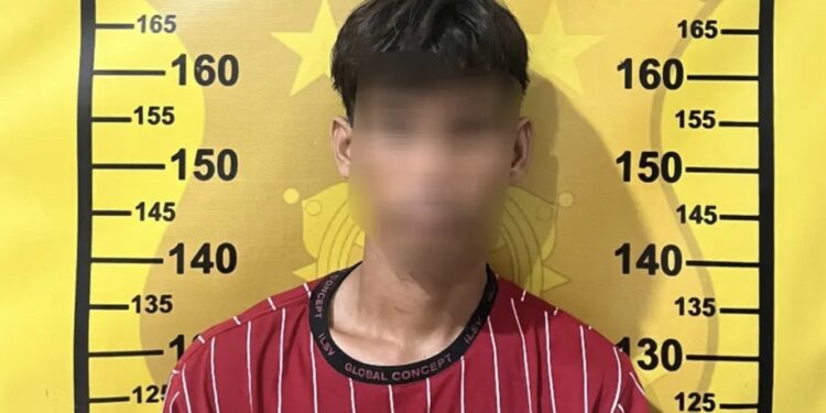 Terduga pelaku berinisial JM (25) diamankan Polres Kutim