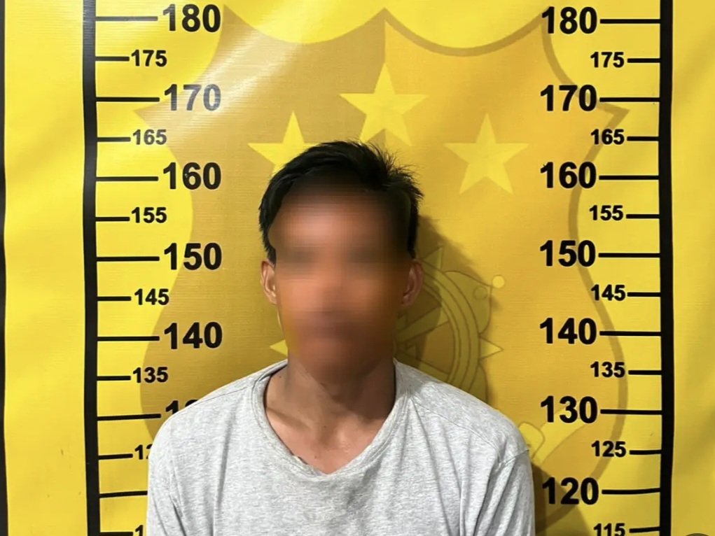 Terduga pelaku berinisial JM (25) diamankan Polres Kutim