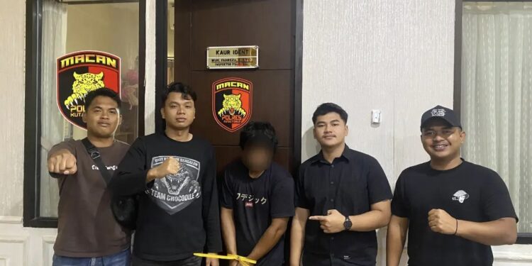 Terduga pelaku diamankan Polres Kutim