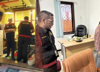 Tim Penyidik Pidsus Kejati Kaltim menggeledah Kantor Disdikbud Kukar