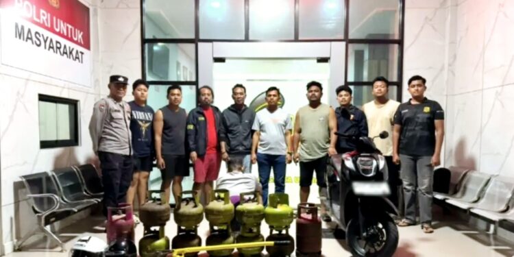 Terduga pelaku pencurian tabung diamankan Polres Kutim