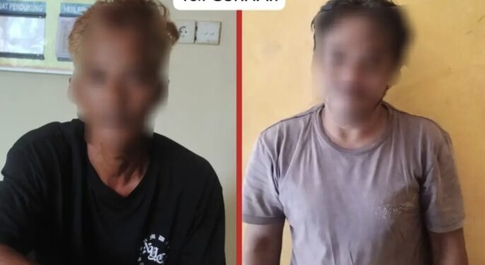 Terduga pelaku pencurian sapi yang diamankan Polres Kutim